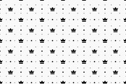 Seamless crown pattern background, a Pattern Graphic by Neopat (Thumbnail 5 of 9)