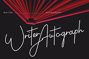 Writer Autograph – Elegant Script, a Script Font by TirionType (Thumbnail 1 of 9)