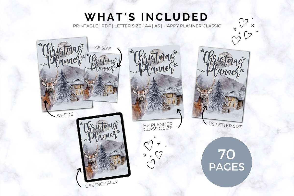 Christmas Planner - Printable, a Stationery Template by Jennifer Magri Templates (Photo 7 of 8)