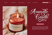 Hillrock / Elegant script, a Script Font by Java pep (Thumbnail 3 of 15)