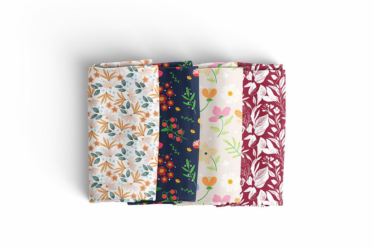 Shabby Chic Fabric Mockup, an Advertising Mockup by GraphicVil (Photo 3 of 9)