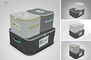 Cloth Storage Cubes Packaging Mockup, a Packaging Mockup by INCDesign (Thumbnail 2 of 5)