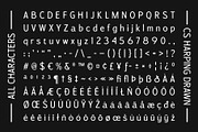 CS Harping Drawn, a Sans Serif Font by Craft Supply Co. (Thumbnail 8 of 8)