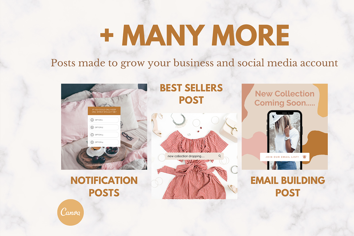 Product Instagram Canva Templates, a Social Media Template by Social Assumptions (Photo 8 of 8)