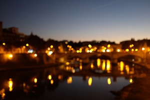 Bokeh city featuring bokeh lights, night, and lights