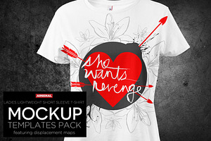 Ladies Lightweight T-Shirt Mockups
