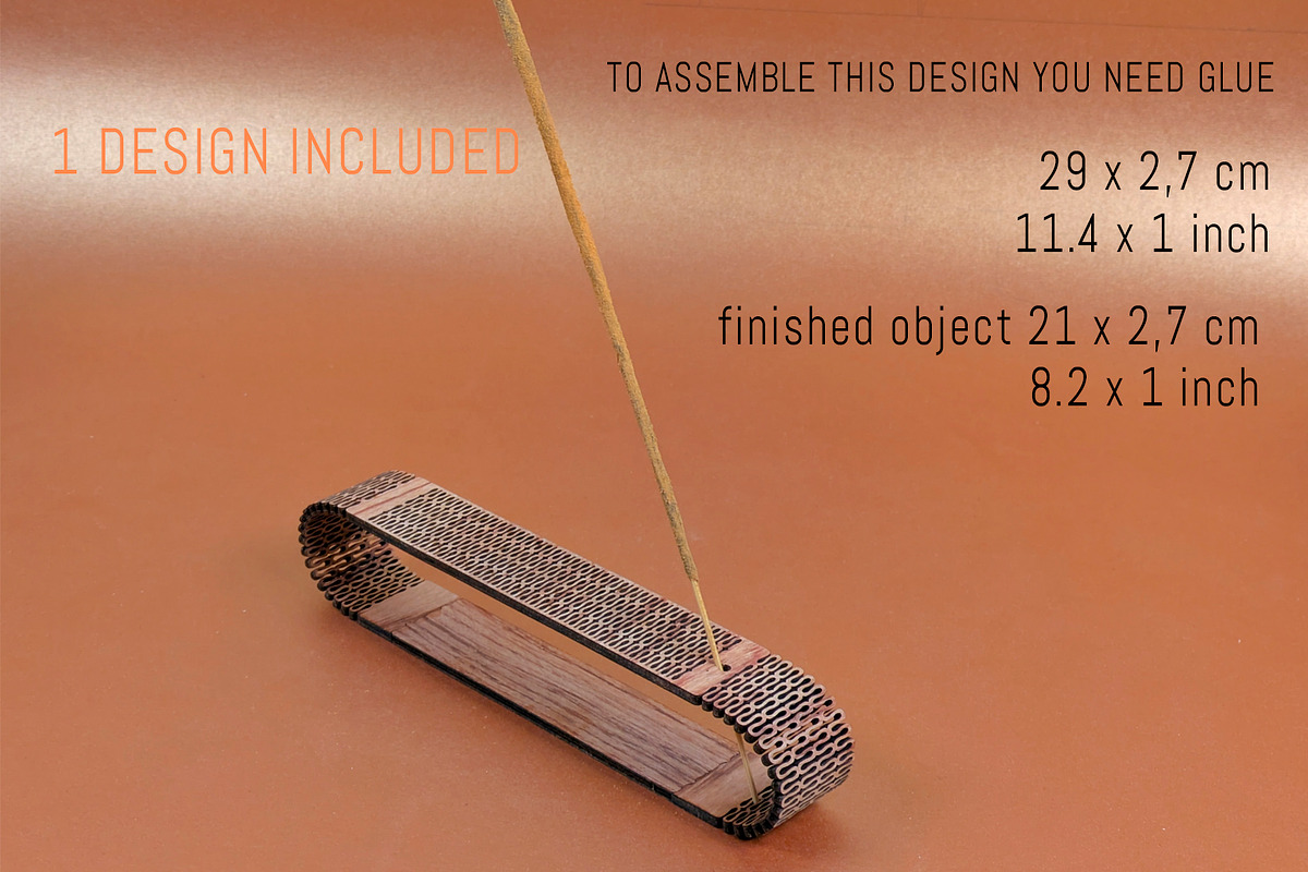 Incense Holder File 4 Laser Cutter., an Object Graphic by MaramadeLaser (Photo 3 of 10)