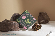 Art Nouveau Peonies Pattern, a Pattern Graphic by PaperJamLab (Thumbnail 6 of 8)