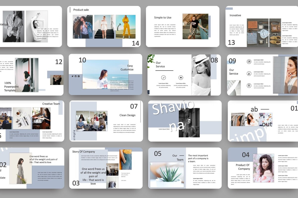 Shaviona Brand Powerpoint Template, a Presentation Template by ResumeFabs (Photo 2 of 3)