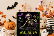 Halloween Skeleton DJ Party Template, an Invitation Template by Arslan (Thumbnail 5 of 5)