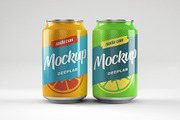 Soda Can Mockup Set, a Packaging Mockup by Deeplab (Thumbnail 14 of 17)