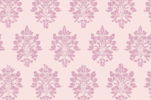 Seamless pattern damask seamless pattern background displaying d, a Pattern Graphic by Studio ANNA