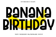 Banana Birthday, a Serif Font by InermediaSTUDIO (Thumbnail 1 of 8)