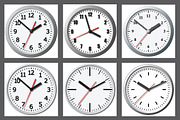 Wall mounted digital clock. Vector i, a Graphic by katykin (Thumbnail 1 of 5)