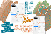 2 Color Procreate Pattern Brushes, a Brush Add-On by DeloresArt (Thumbnail 4 of 10)