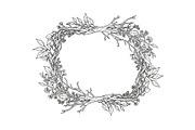 Decorative Nature Frame Silhouette, a Graphic by BIPLOB EXPERT (Thumbnail 13 of 13)