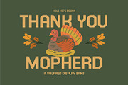 Mopherd | Squared Display Sans Font, a Sans Serif Font by Hole Hope Design (Thumbnail 10 of 10)