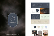 Wellness Elements Spiritual Logo, a Branding & Logo Template by CreativeWilderness (Thumbnail 2 of 16)