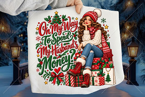 Sweet but Not Stressed Christmas PNG, a Seasonal Illustration by Canvas Craft
