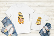 Bee Gnome Watercolor Clipart Bundle, a Person Illustration by Apixsala (Thumbnail 4 of 18)