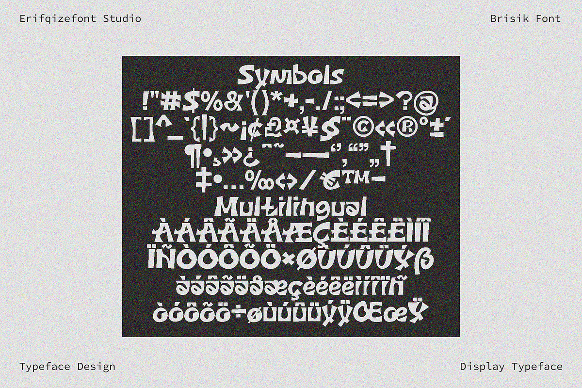 Brisck, a Sans Serif Font by Erifqizefont (Photo 10 of 10)