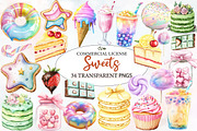 Pastel Sweets Clipart Bundle, an Illustration by Designworld (Thumbnail 1 of 5)