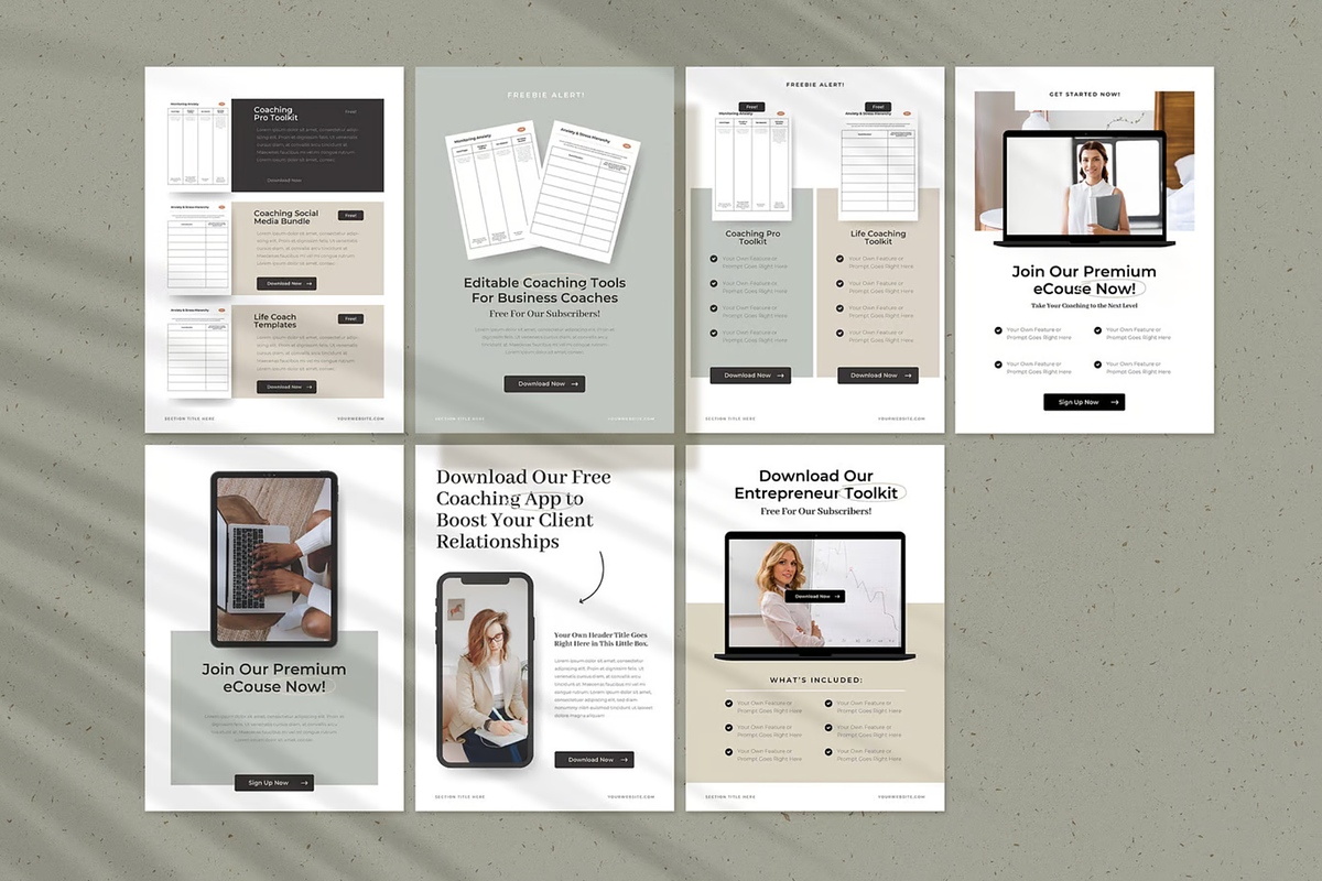 Workbook Creator Templates for Coach, a Stationery Template by ThePhoton (Photo 8 of 11)
