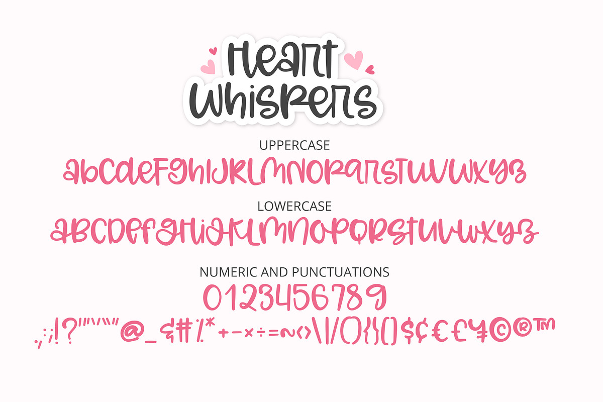 Heart Whispers - Cute script font, a Handwritten Font by BitongType (Photo 8 of 8)