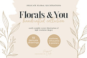 Florals & You Botanical Drawings, a Decorative Illustration by Pigment Café (Thumbnail 1 of 5)