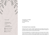 FLORAL Resume/CV + Cover Letter, a Resume Template by AgataCreate (Thumbnail 8 of 10)