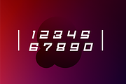 Sybre - Futuristic Font, a Sans Serif Font by Linecreative (Thumbnail 7 of 7)