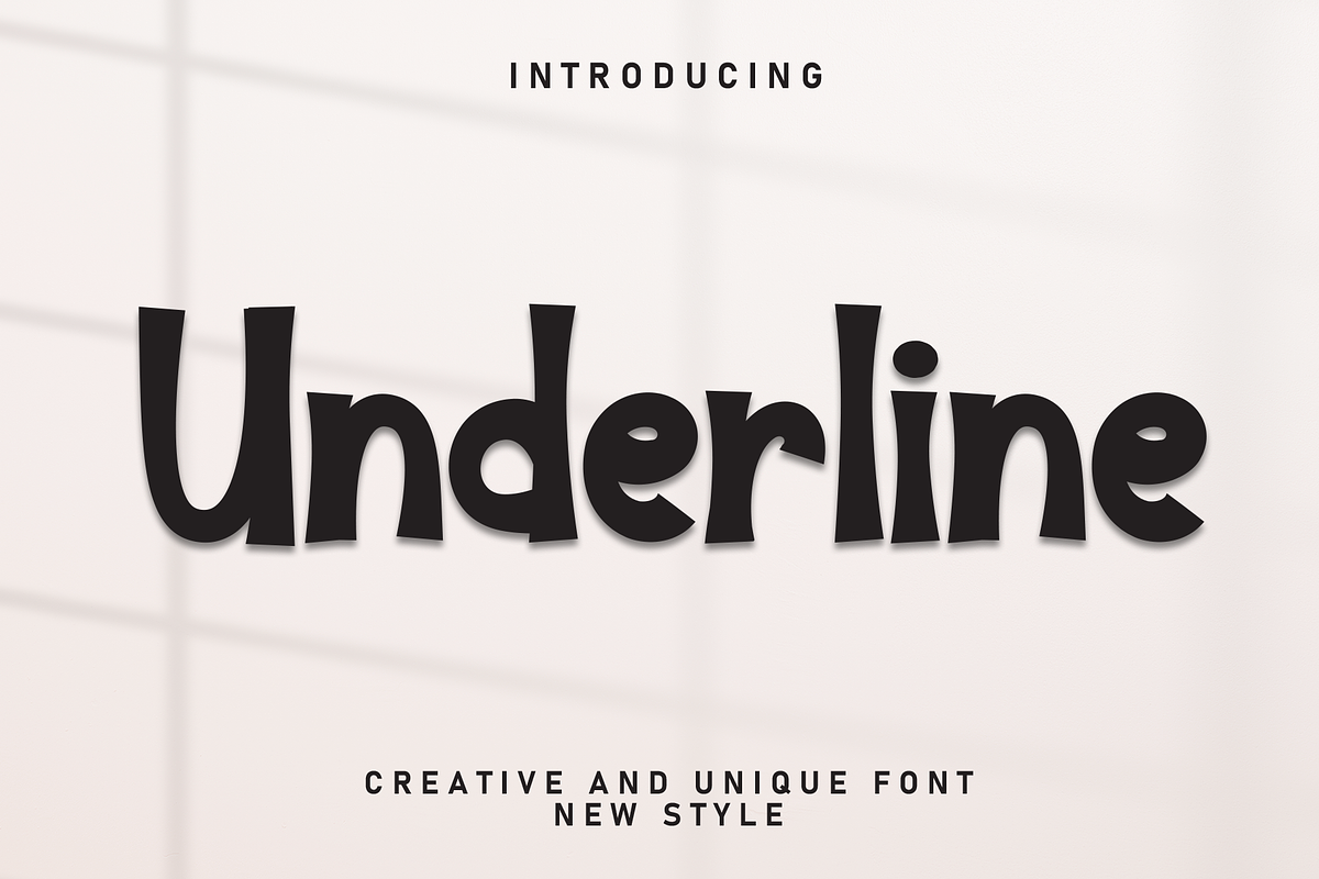 Underline | Script Font, a Script Font by Scratchones (Photo 1 of 8)