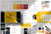 Business Plan Google Slide Template, a Presentation Template by Fit-tee (Thumbnail 1 of 7)