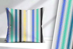 Modern Geometric Seamless Repeat, a Pattern Graphic by Sharon Schwalbe