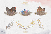 Gentle Easter Morning | watercolor, an Illustration by Elisa Ursa (Thumbnail 15 of 15)