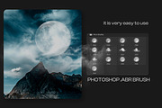 Glowing Moon PS Abr  Brushes, a Brushes & More by INTENTFX (Thumbnail 2 of 4)
