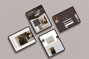 Annelie Squarespace Website Template