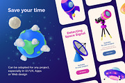 3d Space  Set Illustration, a 3D by 35lab (Thumbnail 5 of 6)