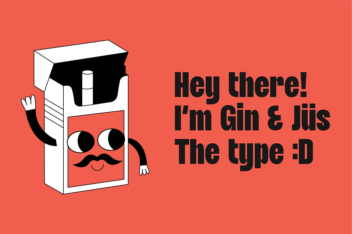 Gin & Jüs - Display Type, a Sans Serif Font by Kulturë Type (Photo 4 of 9)