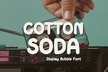 Bubble Display Font-Cotton Soda