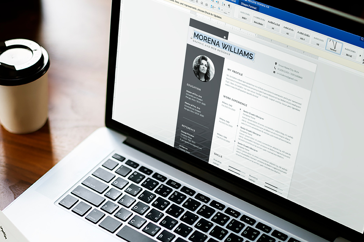 Resume Morena, a Resume Template by Astut (Photo 4 of 5)