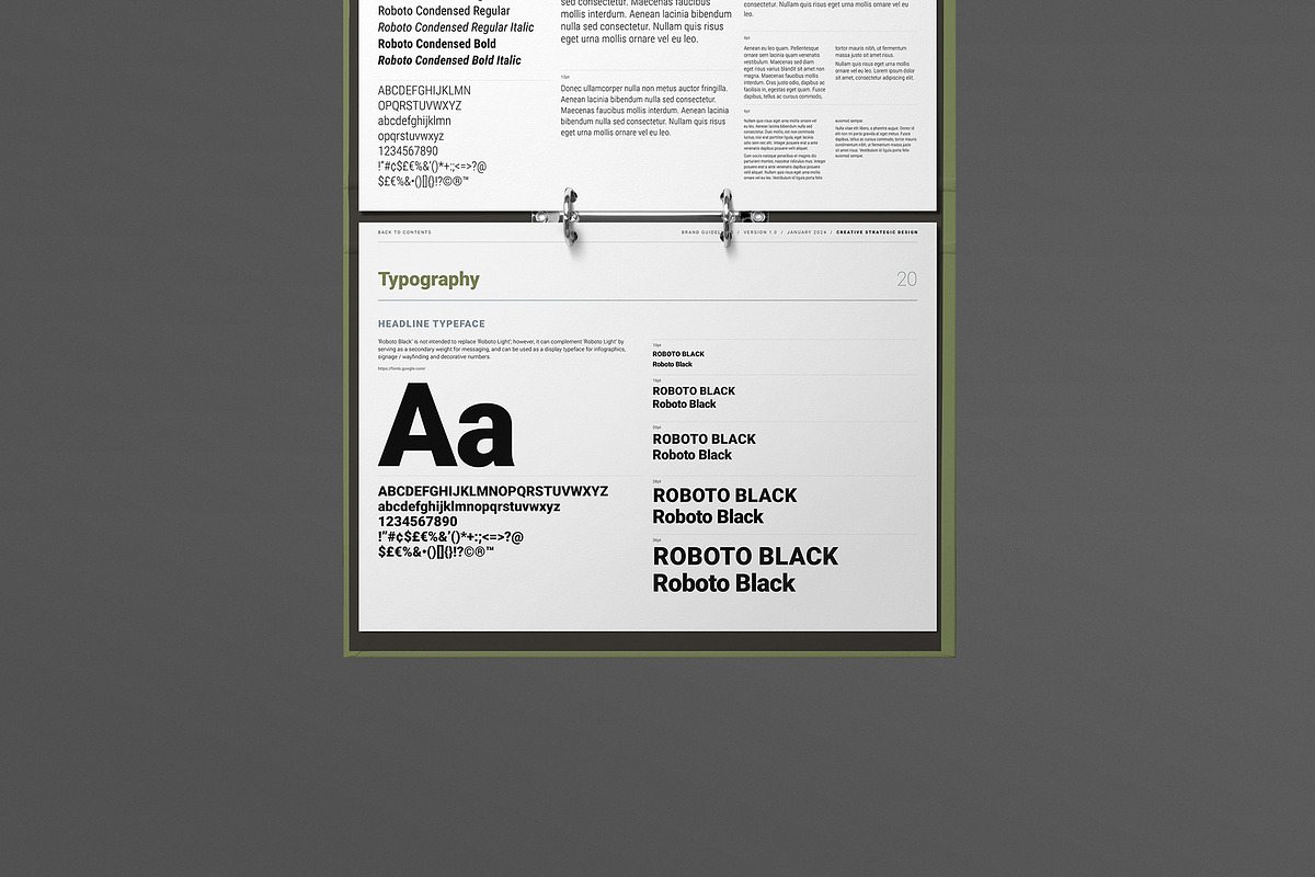 Aréo Brand Guidelines Template, a Presentation Template by Crafted by AKD (Photo 5 of 13)