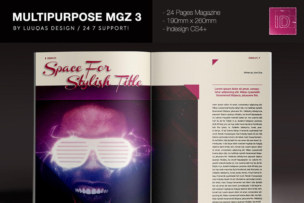 Multipurpose Magazine 3, a Magazine Template by Luuqas Design (Photo 5 of 6)