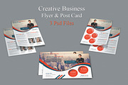 Creative Business Flyer & Post Card, a Flyer Template by DeviserWeb (Thumbnail 1 of 4)
