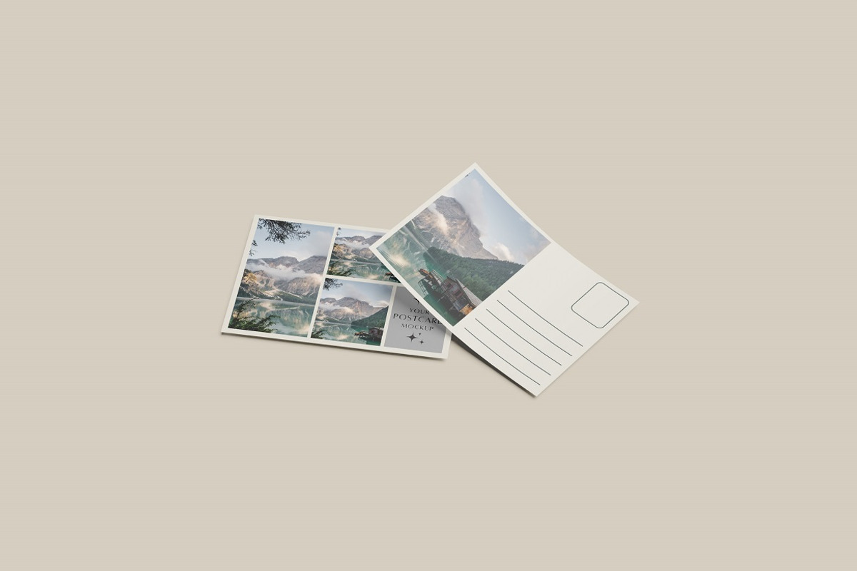 Postcard Mockup, an Advertising Mockup by YurnalisPerix (Photo 3 of 5)