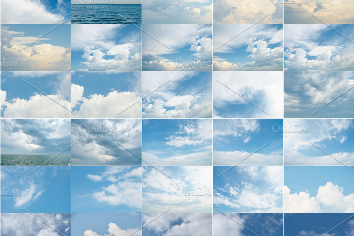 79 photos of clouds against blue sky, a Nature Photo by Design Lab. (Photo 2 of 2)