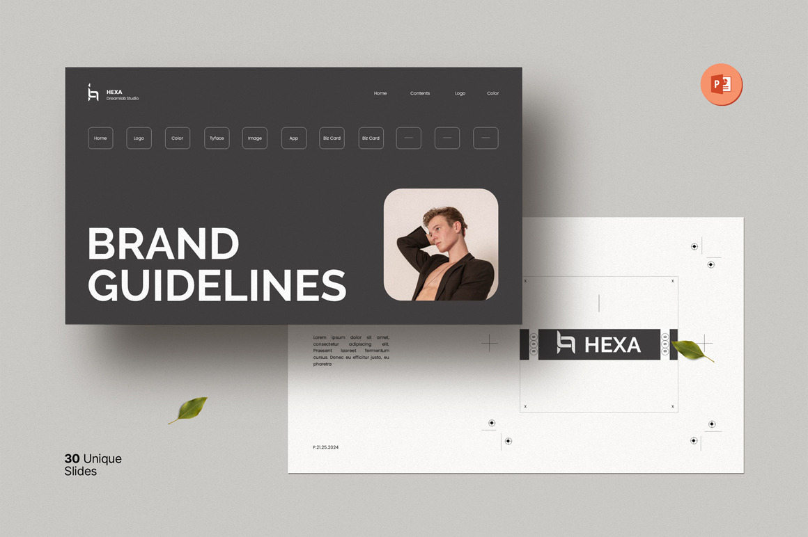 Brand Guidelines Presentation by DreamLab  Creative Market