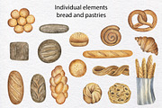 Home Bakery watercolor collection, a Food Illustration by KathrineWatercolor (Thumbnail 2 of 9)