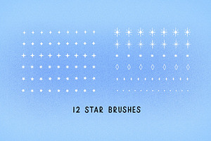 Procreate Star Stamp Brush