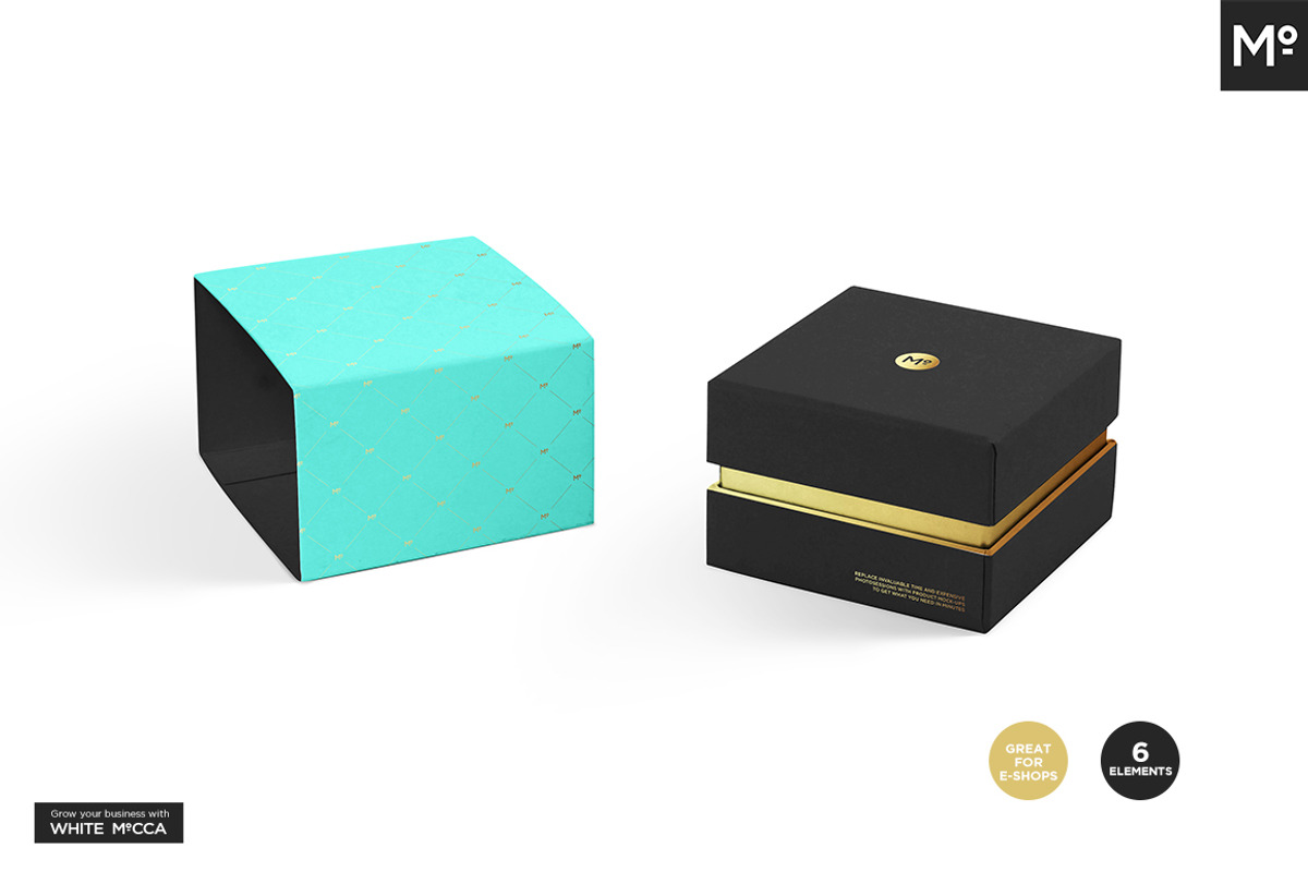Jewelry Box Sets Mock-up, a Packaging Mockup by BlackMocca (Photo 6 of 36)